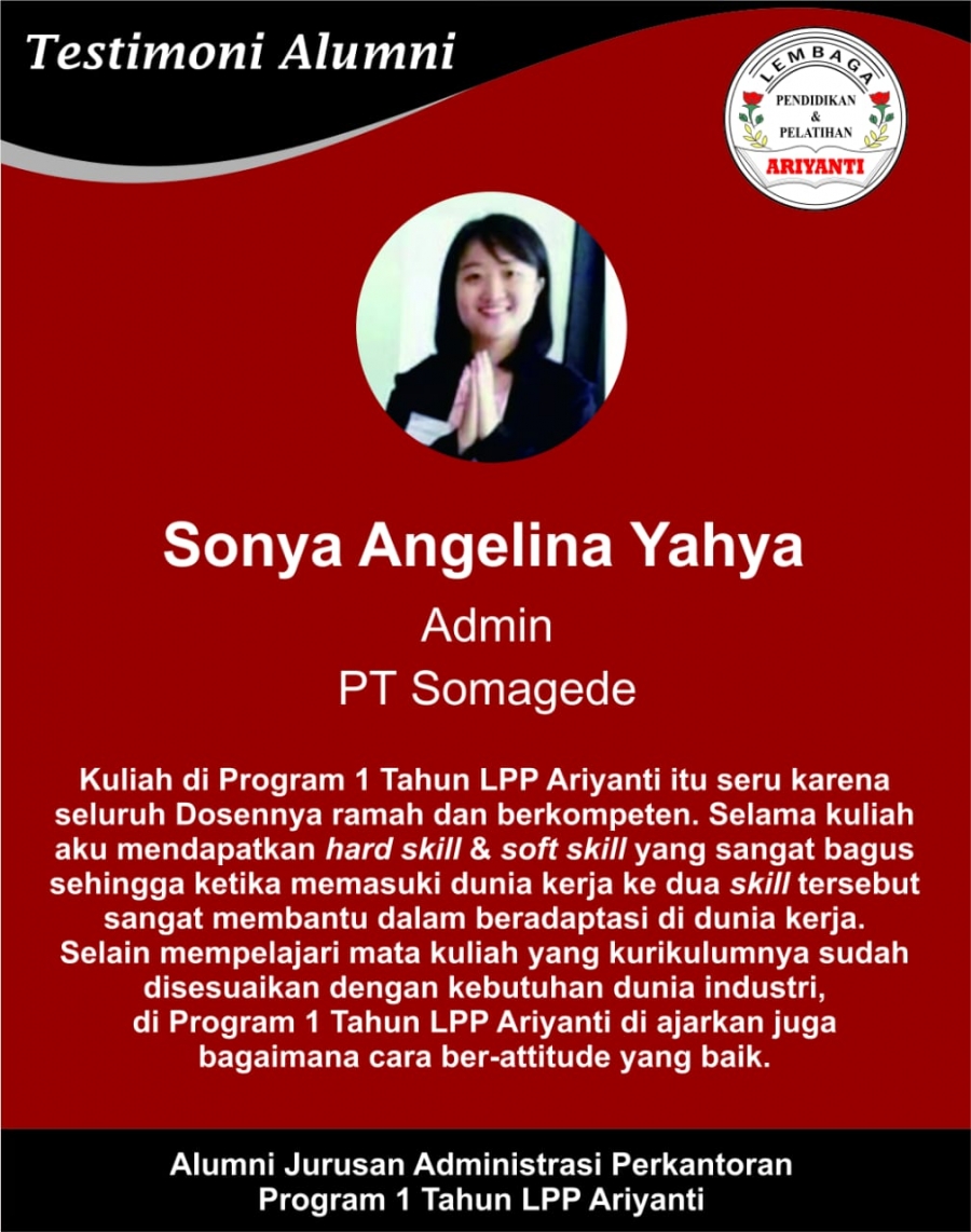 Sonya Angelina Yahya